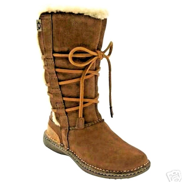 New UGG Australia CATALINA Tall Boots Goober Brown Size 5
